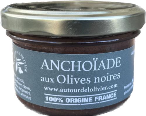 Anchoïade aux olives noires 90 g