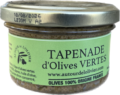 Tapenade d'olives vertes 90g